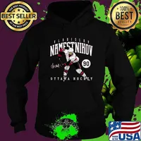 Vladislav Namestnikov Signature A Russian Hockey Ottawa Game T-Shirt Hoodie
