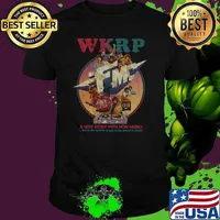 Wkrp a now story with now music the movie coming you at the speed of sound retro T-Shirt Unisex