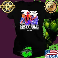 Zz Top Dusty Hill Thank You For The Memories 1949-2022 Signatures Shirt