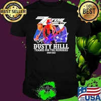 Zz Top Dusty Hill Thank You For The Memories 1949-2022 Signatures Shirt Unisex