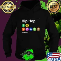 50 Years of Hip Hop 1973-2023 50th Anniversary Subway T-Shirt Hoodie