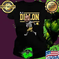 A.J. Dillon Green Bay Football Cartoon Player an American T-Shirt