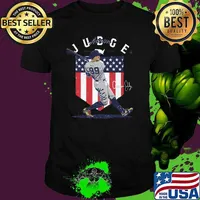 Aaron Judge New York Y Country Flag Baseball Signature American Flag T-Shirt Unisex