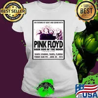An evening of sight and sound with pink floyd dark side of the moon T-Shirt Ladies tee