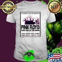 An evening of sight and sound with pink floyd dark side of the moon T-Shirt
