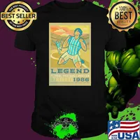 Argentina Legends Football Soccer 1986 el diego world cup T-Shirt Unisex