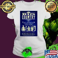 Big Country The Crossing Memo Music Hall concert announcement T-Shirt Ladies tee