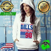 Buffalo Bills Poona Ford 98 American Football Team Flag T-Shirt Hoodie
