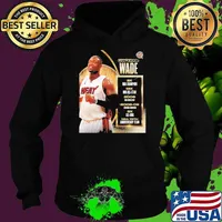Dwyane Wade Basketball Hall Of Fame Resume Class Of 2023 Shirt Hoodie