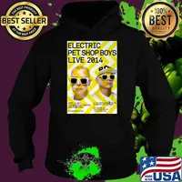 Electric Pet Shop Boys Live 2014 The Warfield Theater San Francisco concert flyer T-Shirt Hoodie