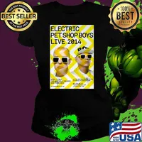 Electric Pet Shop Boys Live 2014 The Warfield Theater San Francisco concert flyer T-Shirt