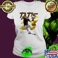 Fernando Tatis Jr. San Diego Rough Signature Baseball T-Shirt Ladies tee