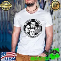 Four Horsemen Godless Dawkins Harris Dennett Hitchens Shirt Guys V Neck