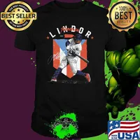 Francisco Lindor New York M Country Flag Baseball Signature T-Shirt Unisex