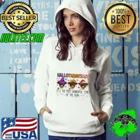 Happy Hallothanksmas It's The Most Wonderful Time Of The Year Highland Cow Lover T-Shirt Hoodie