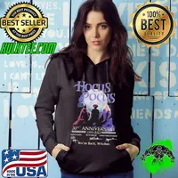 Hocus Pocus 30th Anniversary 1993 – 2023 We’re Back Witches Signatures s Hoodie
