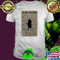Jhonny kontan i've been everywhere reno chicago fargo buffalo toronto washington T-Shirt