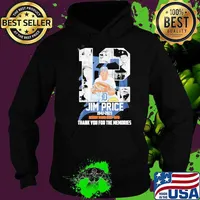 Jim Price 1941 2023 Detroit Tigers 1967 1971 Thank You For The Memories Signature s Hoodie
