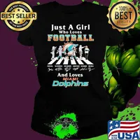 Just A Girl Who Loves Football And Loves Miami Dolphins Legend Team Signature Abbey Road shirt