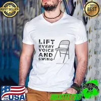 Lift Every Voice and Swing Trending Montgomery White Chair T-Shirt Guys V Neck