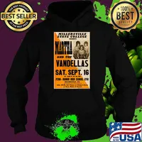 Millersville State College 1967 Martha and the Vandellas concert flyer T-Shirt Hoodie