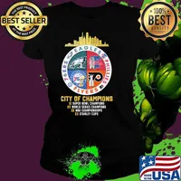 Philadelphia Eagles Phillies Flyers 76ers City Of Champions Shirt