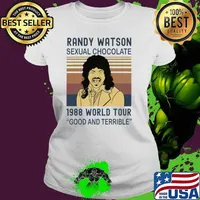 Randy watson sexual chocolate 1988 world tour good and terrible vintage T-Shirt Ladies tee