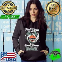 Real Women Love Basketball Smart Women Love The Hurricanes diamond s Hoodie