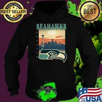 Seattle Seahawks Symbol City Baseball Vintage Style T-Shirt Hoodie