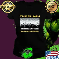 The Clash Lomdon Calling Concert Album By English Rock Band T-Shirt