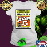 The Jackson 5 memorial auditorium concert T-Shirt Ladies tee