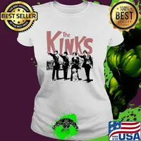 The kinks an English rock band formed in Muswell Hill Ray And Dave Davies 1964 T-Shirt Ladies tee