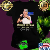 Top love of my life Enrique Iglesias 1975 signature s Ladies tee