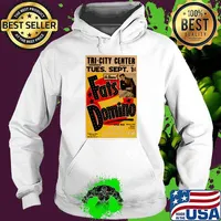 Tri-City Center Kennewick Tues Sept Fats Domino Concert T-Shirt Hoodie