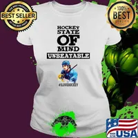 Unbeatable Hockey State of Mind Love Sports T-Shirt Ladies tee