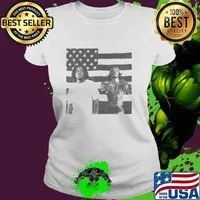 Usa Flag Stankonia American hip hop duo Outkast T-Shirt Ladies tee