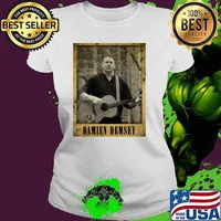 Vintage 80s Damien Demsey an Irish singer and songwriter who mixes traditional Irish T-Shirt Ladies tee