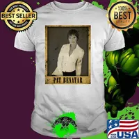 Vintage Pat Benatar Fan Art American rock singer and songwriter T-Shirt Unisex