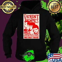 Vintage Violent Femmes Pine Street Theatre Concert T-Shirt Hoodie