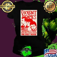 Vintage Violent Femmes Pine Street Theatre Concert T-Shirt