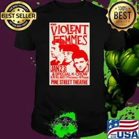 Vintage Violent Femmes Pine Street Theatre Concert T-Shirt Unisex