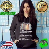 Abibliophobiaa definition the fear of running out of books see also flower s Hoodie