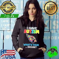 Arizona Cardinals Autism Awareness I Have Autism What’s Your Excuse Shirt Hoodie