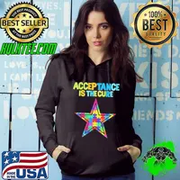Dallas Cowboys Autism Awareness Acceptance is The Cure Shirt Hoodie