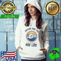 Father and son the best friend for life Father's Day vintage sunset T-Shirt Hoodie