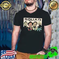 Friends Horror Masup Movie Squad Halloween Shirt Guys V Neck