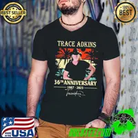 Trace Adkins 36th Anniversary 1987 – 2023 Signature Shirt Guys V Neck