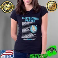 Electrician's Prayer Thank For This Job And The Blessing It Provides Amen Pray s Ladies Tee