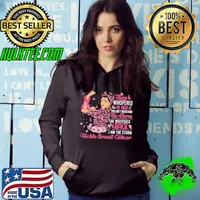 They whispered to her the storm tackle breast cancer strong girl leopard flower s Hoodie
