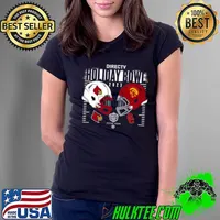 2023 Holiday Bowl Louisville Cardinals Vs USC Trojans Helmet Shirt Ladies Tee